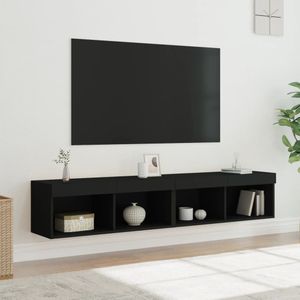 vidaXL-Tv-meubels-met-LED-verlichting-2-st-80x30x30-cm-zwart