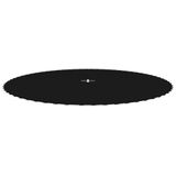 vidaXL Springmat voor 12 feet/3,66 m ronde trampoline stof zwart