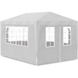 VidaXL Partytent 3x4m Wit - Stijlvolle en Ruime Feesttent