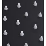 vidaXL - Regendouchekop - vierkant - 40x40 - cm - roestvrij - staal - zwart