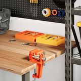 vidaXL - Bureaublad - Rechthoekig - Lichtbruin - Massief Eikenhout