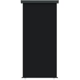 vidaXL Balkonscherm 122x250 cm zwart