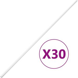 vidaXL Kabelgoot 30x20 mm 30 m PVC