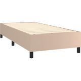 vidaXL Bedframe kunstleer cappuccinokleurig 80x200 cm