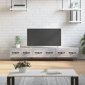 vidaXL-Tv-meubel-150x36x30-cm-bewerkt-hout-betongrijs