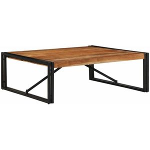 vidaXL Salontafel 100x100x35 cm massief acaciahout