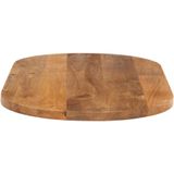 vidaXL Tafelblad ovaal 110x40x3,8 cm massief mangohout