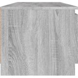 vidaXL Tv-meubel 140x40x35,5 cm bewerkt hout grijs sonoma eikenkleurig