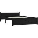 VidaXL-Bedframe-massief-hout-zwart-120x190-cm-Small-Double