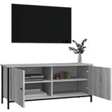 VidaXL Tv-meubel 102x35x45 cm Bewerkt Hout Grijs Sonoma Eiken