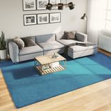 vidaXL Vloerkleed OVIEDO laagpolig 240x340 cm turquoise