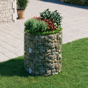 vidaXL-Gabion-paal-rond-Ø100x100-cm-gegalvaniseerd-staal