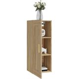 VidaXL Hangkast 35x34x90 cm Bewerkt Hout Sonoma Eikenkleurig