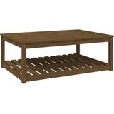 VidaXL Tuintafel 121x82,5x45 cm Massief Grenenhout Honingbruin