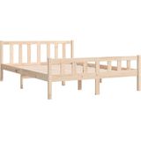 VidaXL Bedframe Massief Hout 120x190 cm - 4FT Small Double