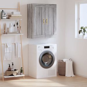 vidaXL-Wandkast-69,5x34x90-cm-bewerkt-hout-grijs-sonoma-eikenkleurig