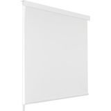 vidaXL Rolgordijn voor douche 80x240 cm wit