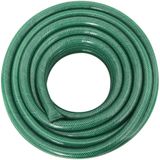 vidaXL Tuinslang met koppelingsset 0,9'' 50 m PVC groen