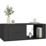 VidaXL Salontafel 100x50,5x35 cm Bewerkt Hout Zwart