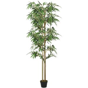 vidaXL-Kunstplant-bamboe-1216-bladeren-180-cm-groen