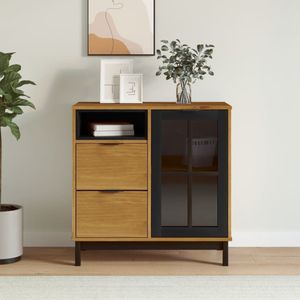 vidaXL-Dressoir-met-glazen-deuren-FLAM-80x40x80-cm-massief-grenenhout
