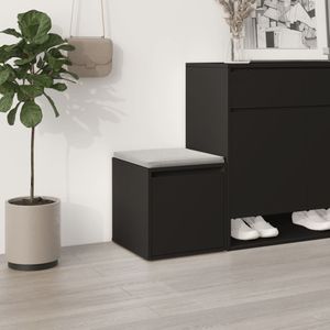 vidaXL-Opbergbox-met-lade-40,5x40x40-cm-bewerkt-hout-zwart