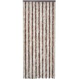 vidaXL-Vliegengordijn-90x220-cm-chenille-beige-en-lichtbruin