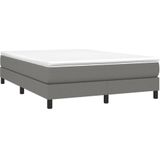 vidaXL-Boxspringframe-stof-donkergrijs-140x200-cm