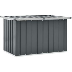 VidaXL Tuinbox 109x67x65 cm Grijs - Ruime en stijlvolle opbergoplossing