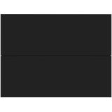 vidaXL Nachtkastje 40x30x30 cm bewerkt hout zwart