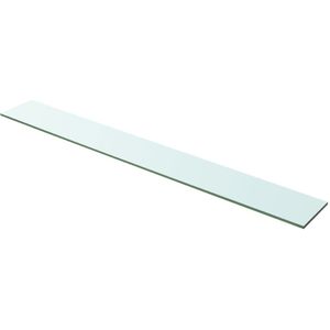 vidaXL Wandschap transparant 100x12 cm glas