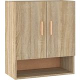 VidaXL Wandkast 60x31x70 cm - Bewerkt Hout - Sonoma Eikenkleurig