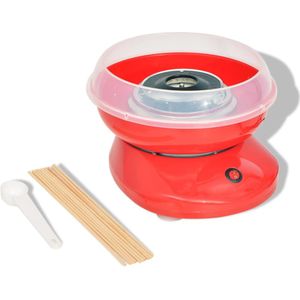 vidaXL Suikerspinmachine 480 W rood