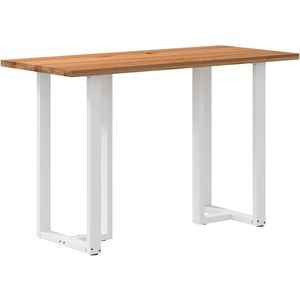vidaXL Bartafel rechthoekig 180x80x102 cm massief eikenhout lichtbruin