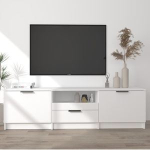 vidaXL-Tv-meubel-140x35x40-cm-bewerkt-hout-wit