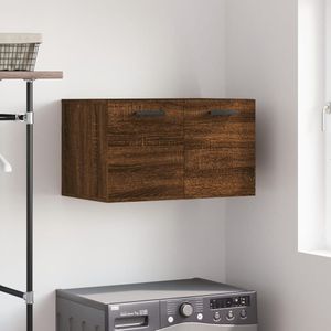 vidaXL Wandkast 60x36,5x35 cm bewerkt hout bruin eikenkleur