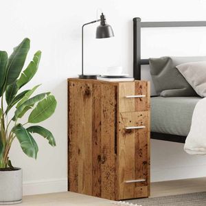 vidaXL - Apothekerskast - Bruin - Bewerkt Hout