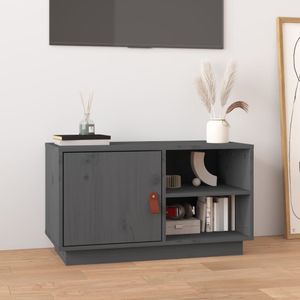 vidaXL-Tv-meubel-70x34x40-cm-massief-grenenhout-grijs