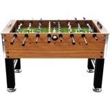 VidaXL Voetbaltafel 60 Kg 140x74.5x87.5 cm Staal Lichtbruin en Zwart