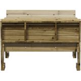 vidaXL Picknicktafel voor kinderen 88x122x58 cm geïmpregneerd hout