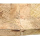 vidaXL Eettafel rond 120x76 cm massief mangohout