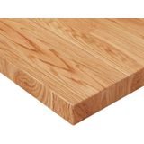 VidaXL Vierkant Tafelblad 50x50x4cm Massief Eikenhout Lichtbruin