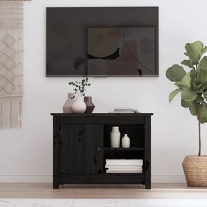 vidaXL-Tv-meubel-70x36,5x52-cm-massief-grenenhout-zwart