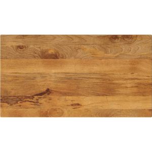 vidaXL Tafelblad rechthoekig 100x60x2,5 cm massief mangohout