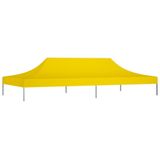 vidaXL Partytentdak 270 g/m² 6x3 m geel