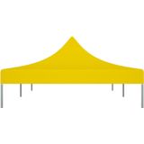 vidaXL Partytentdak 270 g/m² 6x3 m geel