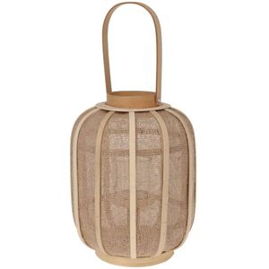 H&S-Collection-Hanglantaarn-24x31-cm-rattan-beige