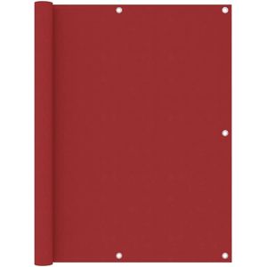 vidaXL Balkonscherm 120x600 cm oxford stof rood