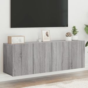 VidaXL-Tv-meubels-2-st-wandgemonteerd-60x30x41-cm-grij - onoma-eiken