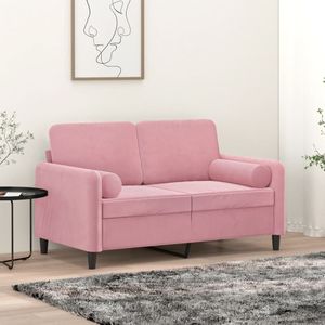 vidaXL-Sierkussens-2-st-15x50-cm-fluweel-roze